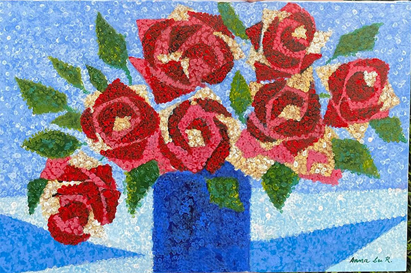 Rosas - 40 x 60 - AST - 2020